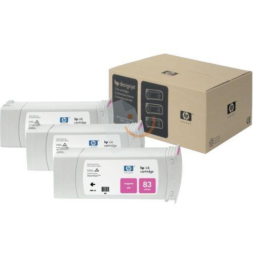 HP 83 C5074A 3 Lü 680-ml Kırmızı Boya Kartuşları Designjet 5000 5000ps 5500 5500ps