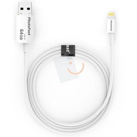 PhotoFast Photo Backup Cable 64GB Lightning / USB 3.0 Şarj Kablolu i-FlashDrive