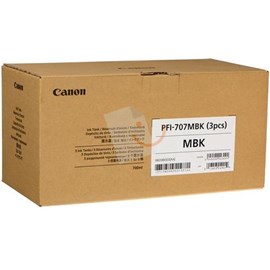 Canon PFI-707MBK 3 Lü Paket Mat Siyah Kartuş 9820B003 imagePROGRAF iPF8xx