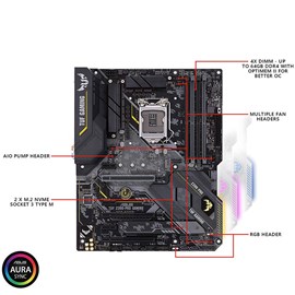 Asus TUF Z390-PRO GAMING DDR4 M.2 HDMI DP Lga1151 ATX