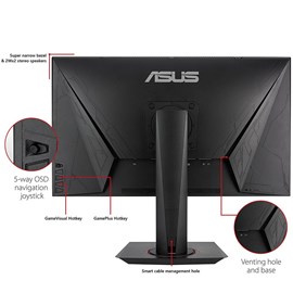 Asus VG258Q 24.5 1ms 144Hz Full HD DVI HDMI DP FreeSync G-SYNC Led Oyuncu Monitörü