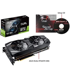 Asus DUAL-RTX2070-O8G GeForce RTX 2070 OC Edition 8GB GDDR6 256Bit 16x