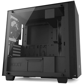 NZXT CA-H400B-B1 H400 Mat Siyah Temperli Cam mATX PSUsuz Kasa