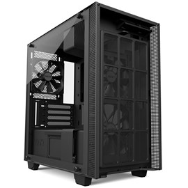 NZXT CA-H400B-B1 H400 Mat Siyah Temperli Cam mATX PSUsuz Kasa