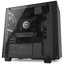 NZXT CA-H400B-B1 H400 Mat Siyah Temperli Cam mATX PSUsuz Kasa