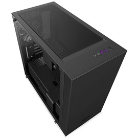 NZXT CA-H400B-B1 H400 Mat Siyah Temperli Cam mATX PSUsuz Kasa