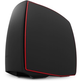 NZXT CA-MANTW-M2 Manta Siyah Kırmızı Pencereli Mini-ITX PSUsuz Kasa