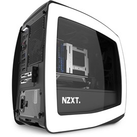 NZXT CA-MANTW-W1 Manta Beyaz Siyah Pencereli Mini-ITX PSUsuz Kasa