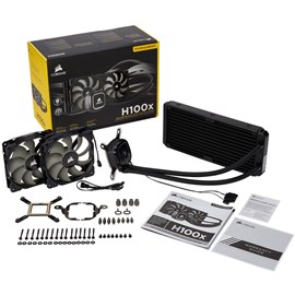 Corsair CW-9060040-WW Hydro Serisi H100x 240mm Yüksek Performanslı Cpu Sıvı Soğutma Kiti