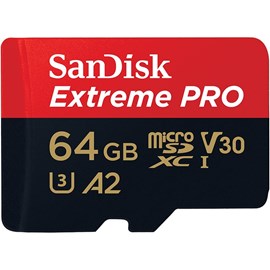 SanDisk SDSQXCY-064G-GN6MA Extreme Pro 64GB microSDXC C10 U3 V30 A2 170MB Bellek Kartı