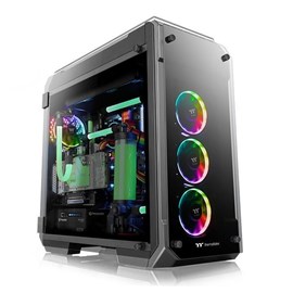 Thermaltake View 71 Tempered Glass RGB Plus Edition 4-Sided E-ATX Full Tower Kasa CA-1I7-00F1WN-02