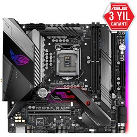 Asus ROG MAXIMUS XI GENE Z390 DDR4 Dört M.2 HDMI Wi-Fi ac Lga1151 mATX