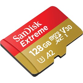 SanDisk SDSQXA1-128G-GN6MA Extreme microSDXC 128GB UHS-I C10 V30 U3 A2 160MB Bellek Kartı