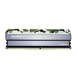 G.SKILL F4-3000C16D-16GSXFB SniperX Orman Kamuflaj DDR4-3000Mhz CL16 16GB (2X8GB) DUAL (16-18-18-38) 1.35V