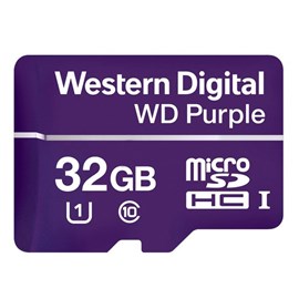 Western Digital WDD032G1P0A Purple microSDHC 32GB U3 V30 100MB Surveillance