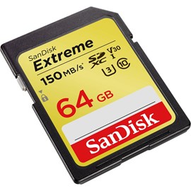 SanDisk SDSDXV6-064G-GNCIN Extreme SD 64GB SDXC UHS-I U3 V30 150MB Bellek Kartı