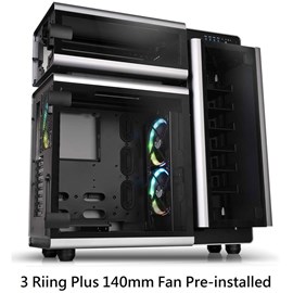 Thermaltake CA-1J9-00F9WN-00 Level 20 TG 3x Plus Fan 2xLumi Plus LED Strips Full Tower E-ATX Kasa