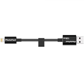 PhotoFast MCG3U3BK128GB MemoriesCable GEN3 128GB Şarj Kablolu i-FlashDrive Siyah