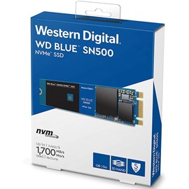 Western Digital WDS500G1B0C 500GB Blue SN500 NVMe PCIe x2 M.2 SSD 1700/1450Mb