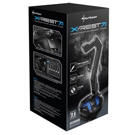 Sharkoon X-Rest 7.1 Kulaklık Standı USB Ses Kartı