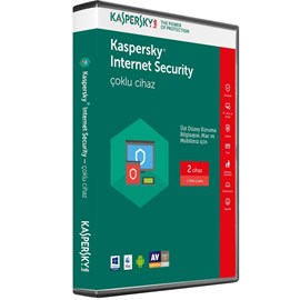 Kaspersky Internet Security 2018 Türkçe 2 Kullanıcı 1 Yıl