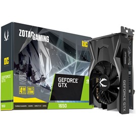 Zotac ZT-T16500F-10L GTX 1650 OC GAMING 4GB GDDR5 128Bit 16x