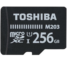 Toshiba THN-M203K2560EA 256GB microSDXC UHS-I C10 U1 100MB Bellek Kartı