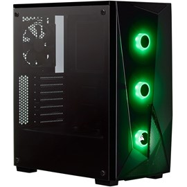 Corsair CC-9011166-WW Carbide SPEC DELTA RGB Temperli Cam Gaming Siyah Kasa ATX PSUsuz