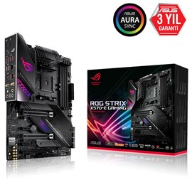 Asus ROG STRIX X570-E GAMING DDR4 Çift M.2 Wi-Fi ac 16x AM4 ATX