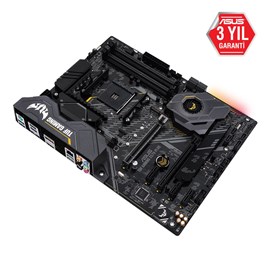 Asus TUF GAMING X570-PLUS DDR4 Çift M.2 DP HDMI AURA RGB AM4 ATX