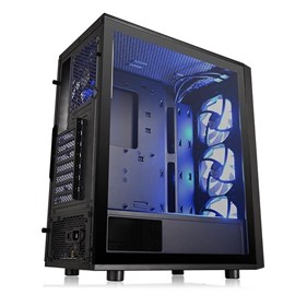 Thermaltake Versa J25 Tempered Glass RGB 120mm*3 Fanlı Siyah MidTower Oyuncu Kasası (PSU yok)