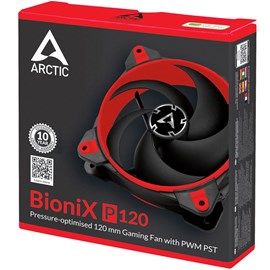 Arctic BioniX P120 Kırmızı 120mm PWM PST Oyuncu Kasa Fanı