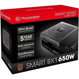 Thermaltake Smart Serisi Bx1 650W 80+ Bronze Psu PS-SPD-0650NNSABE-1