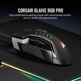 Corsair CH-9302311-EU GLAIVE RGB PRO Alüminyum Optik Gaming Mouse