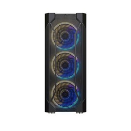 GameBooster GB-L06B USB3.0 Siyah Double Ring RGB Fan Meshed kasa (PSU Yok) JBST-GBL06B