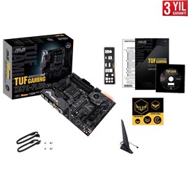 Asus TUF GAMING X570-PLUS (WI-FI) DDR4 Çift M.2 DP HDMI Wi-Fi ac Aura RGB AM4 ATX