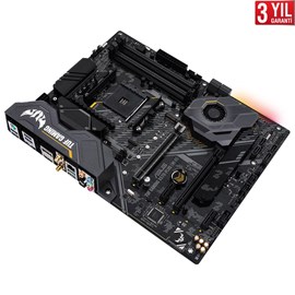 Asus TUF GAMING X570-PLUS (WI-FI) DDR4 Çift M.2 DP HDMI Wi-Fi ac Aura RGB AM4 ATX