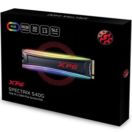 ADATA AS40G-1TT-C XPG SPECTRIX S40G RGB 1TB PCIe Gen3x4 M.2 SSD 3500MB/3000MB