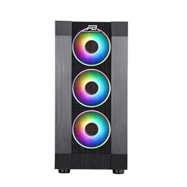 PowerBoost VK-P3305B 500w USB 3.0 ATX, Mesh, Fixed Led fan siyah Kasa