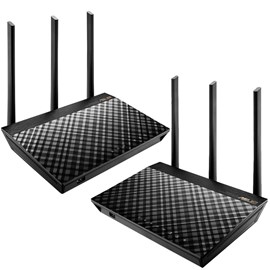 Asus RT-AC66U B1 (2Li Paket) AC1750 Çift Bant Kablosuz Gigabit Router AP