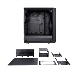 Fractal Design Meshify C Dark Temper Camlı Siyah Oyuncu Bilgisayar Kasası