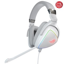 Asus ROG Delta 7.1 White ESS Quad-DAC RGB Oyuncu Kulaklığı USB-C PC MAC PS4