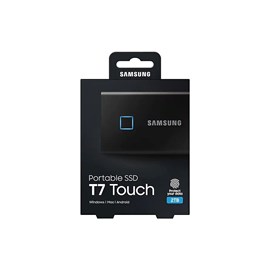 Samsung T7 Touch 2TB USB 3.2 Gen 2 Taşınabilir SSD MU-PC2T0K/WW Siyah