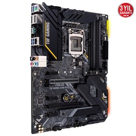 ASUS TUF GAMING Z490-PLUS 4600MHz(OC) DDR4 Soket 1200 M.2 HDMI DP ATX Anakart