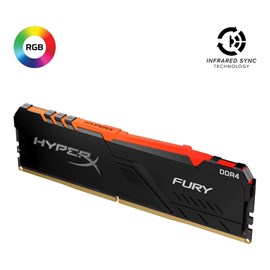 HyperX HX432C16FB3A/8 FURY RGB 8GB 3200MHz DDR4 CL16 DIMM RGB 1Rx8