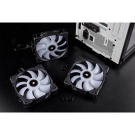 Corsair Air Series AF120 CO-9050082-WW 120 MM Beyaz LED Fan 3'lü