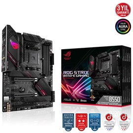 ASUS ROG STRIX B550-E GAMING 4600MHz(OC) DDR4 Soket AM4 Wi-Fi HDMI DP ATX Anakart