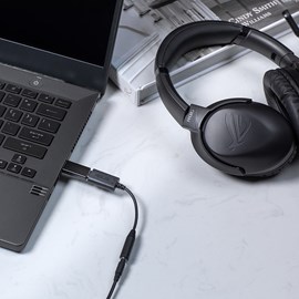 Asus AI NC MIC ADAPTER/USB-A USB-C - 3.5 mm Gürültü Engelleyici Mikrofon Adaptör