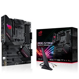 ASUS ROG STRIX B550-F GAMING (WI-FI) 4600MHz(OC) DDR4 Soket AM4 HDMI DP ATX Anakart