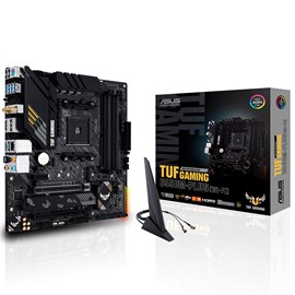 ASUS TUF GAMING B550M-PLUS (WI-FI) 4600MHz(OC) DDR4 Soket AM4 HDMI DP mATX Anakart